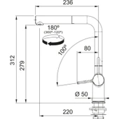 Franke MRG 210 / 110-72 Sahara Granit Eviye + Active Plus Doccia Sahara Granit Mutfak Bataryası + Active Plus Sahara Sabunluk - 1
