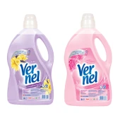 Vernel Çamaşır Yumuşatıcı 3 Lt Relax ve Gülün Büyüsü 2 li - 1