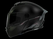 KASK MT ATOM 2 A11 ÇENE AÇILIR MAT SİYAH - 1