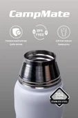 Cooker CKR2052 500 ML Çift Kat Sızdırmaz Paslanmaz Çelik Termos Beyaz - 3