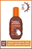 ARKO Suncare Spf6 Bronzlaştırıcı Güneş Yağı Sprey 220 ml thumbnail 1