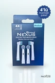 DİRECT NEXUS Elektrikli Diş Fırçası Yedek Başlığı 4'lü (oral-b Uyumlu ) Medıum Orta Sertlik thumbnail 1