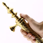 Otağ Gold Altın 60 cm Kapı Çekme Kolu Tutma Kulpu Kulbu Çelik Dış Kapı Tutamağı Sürgülü Lüks Model thumbnail 2