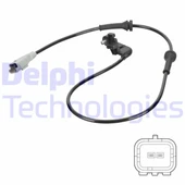 DELPHI SS20763 ABS DEVİR SENSÖRÜ ARKA PEUGEOT P307 03>12 CITROEN C4 04>11 4545.F6-9661974980-4545.C3 - 1
