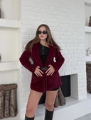 Fok ceket premıum kalite bordo st255860 thumbnail 6