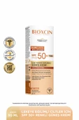 BİOXCİN Sun Care Lekeye Eğilimli Ciltler Renkli Spf 50 Güneş Kremi 50 ml Tinted Arbutin, Kolajen, Hyaluronik thumbnail 1