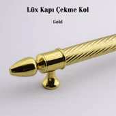 Kubbe Gold 60 cm Kapı Çekme Kolu Tutma Kulpu Kulbu Çelik Dış Kapı Tutamağı Sürgülü Kapı Lüks Model thumbnail 7