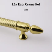 Kubbe Gold 60 cm Kapı Çekme Kolu Tutma Kulpu Kulbu Çelik Dış Kapı Tutamağı Sürgülü Kapı Lüks Model thumbnail 2