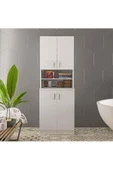 Ars Grup Mobilya Çamaşır Makinesi Dolabı Banyo Dolabı Raflı Kapaklı Model - 4