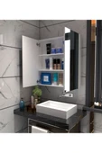 Dzdizayn Mdf Lavobo Üstü Aynalı Banyo Dolabı Çok Amaçlı 60x60 Mdf thumbnail 5