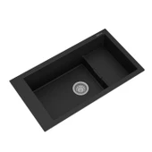 RealStone P023 Knidos Siyah Granit Eviye - 2