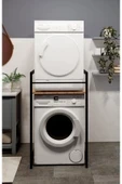 makbulce Çamaşır Makinası ve Kurutma Makinası Rafı Çamaşır Makinası Üstü Banyo Düzenleyici Raf thumbnail 6