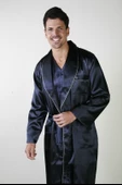 ANCELO 2010 SATEN ROBDÖŞAMBR, SATEN PİJAMA VE PAMUK PİJAMA 5Lİ DAMAT ÇEYİZ SET - 3