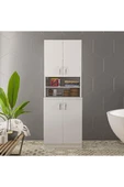 Ars Grup Mobilya Çamaşır Makinesi Dolabı Banyo Dolabı Raflı Kapaklı Model - 3