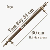 Otağ Antik 60 cm Kapı Çekme Kolu Tutma Kulpu Kulbu Çelik Dış Kapı Tutamağı Sürgülü Kapı Lüks Model thumbnail 2