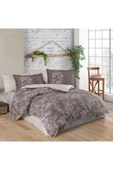 FAYMEM GLOBAL Çift Kişilik Poplin Nevresim Takımı Dream Kahve - 1