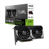 ASUS Dual GeForce RTX 5060 Ti OC 8GB GDDR7 DLSS 4 128 Bit Ekran Kartı thumbnail 1