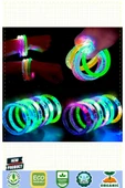 OMZ Led Işıklı Pilli Işıklı Rengarenk Bileklik Işıklı Bilezik Karışık Renk 1 Gram 1 Gram Kız Erkek Çocuk thumbnail 5