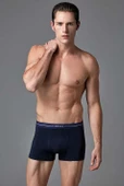 EROS 015 GRİ, SİYAH VE LACİVERT ERKEK STRETCH BOXER 3LÜ KUTU - 1