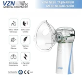 VZN LTN200 Yeni Nesil Kademeli Ultra Sessiz Şarjlı Mesh Nebulizatör - 4
