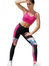 YENİ İNCİ T129 DESENLİ SİYAH SPORCU TAYTI TEK ALT thumbnail 2