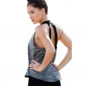 YENİ İNCİ T27 GRİ (YOGA-FITNESS-PİLATES-KOŞU) SPORCU ATLETİ - 2