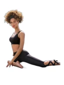 YENİ İNCİ T113 SİYAH (YOGA-FITNESS-PİLATES-KOŞU) SPORCU TAYTI TEK ALT - 2
