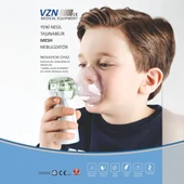 VZN LTN200 Yeni Nesil Kademeli Ultra Sessiz Şarjlı Mesh Nebulizatör - 3