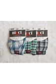 3 ADET BİCCİ BATTAL POPLİN BOXER KÜLOT ERKEK - 2