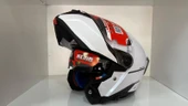 KASK MT ATOM 2 A11 ÇENE AÇILIR PARLAK BEYAZ - 1