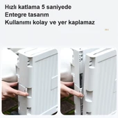 Valkyrie Katlanabilir İki Tekerlekli Alışveriş ve Depolama Çantası – Kapaklı Teleskopik Çekme Kolu Kamp Plaj Çok Amaçlı - 5