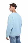 Lumberjack Ros 16hs108 0 Yaka Erkek Sweat - Aqua - 3