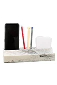 Marble Serisi Beton Masaüstü Organizer - 1