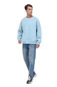 Lumberjack Ros 16hs108 0 Yaka Erkek Sweat - Aqua - 2