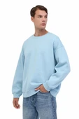 Lumberjack Ros 16hs108 0 Yaka Erkek Sweat - Aqua - 1