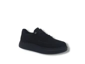 Modesa 265 Erkek Siyah Crazy Deri Lastik Bağcıklı Poli Taban ( Hafif ) Ayakkabı thumbnail 2