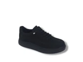 Modesa 265 Erkek Siyah Crazy Deri Lastik Bağcıklı Poli Taban ( Hafif ) Ayakkabı thumbnail 4