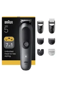 Braun Hepsi Bir Arada Series 5, 7’si 1 arada Tıraş Kiti, Keskin Bıçak, Vücut Tıraşı AIO5520 - 1