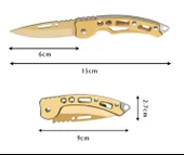 Mini Cep Çakısı Gold thumbnail 2