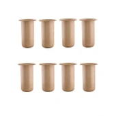 ( 8 Adet ) Plastik Liva Kayın Beji 15 cm Mobilya Kanepe Koltuk Yatak Baza Yükseltme Ayağı Ayakları thumbnail 1