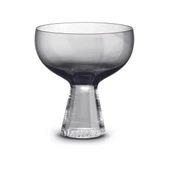 Pozzi Milano Fun Classy  6'lı Cam Dondurmalık Seti 350 ml - Duman Grisi thumbnail 1