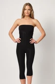 SİYAH MI Emay 2868 Fermuarlı Kapri Tayt Lazer Korse thumbnail 1