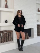 BİÇOMİ Fok ceket premıum kalite siyah st255860 thumbnail 6