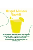 ORÇEL Toz Içecek Seti Oralet Çay Sıcak Soğuk Karışık Paket 5x1 Kg. - 5