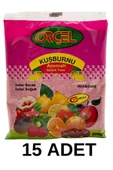 ORÇEL Kuşburnu Aromalı Içecek Tozu Oralet Çay 300gr.x 15 Adet - 1
