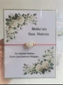 72 Adet Kişiye Özel Gül İnci Model Düğün Nikah Nişan Söz Kına Hatırası Dağıtmalık Hediyelik Bileklik thumbnail 7