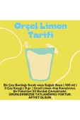 ORÇEL Limon Aromalı Içecek Tozu Oralet Çay 300gr. - 2