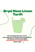 ORÇEL 2 Nane Limon 2 Salep Aromalı Içecek Tozu Oralet Çay 4x200gr. - 2