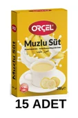 ORÇEL Muzlu Süt Aromalı Içecek Tozu Oralet Çay 15 X 200gr. - 1