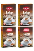 ORÇEL Salep (SAHLEP 10 FİNCAN TEK İÇİMLİK TARÇINLI) 4 X 200gr. - 1